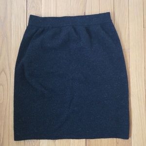 Valerie Steven's Black wool skirt